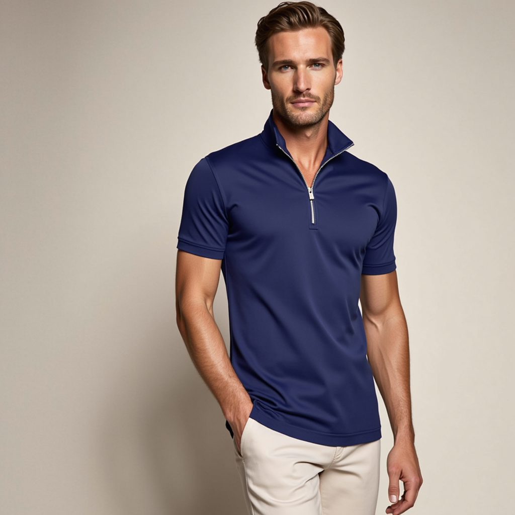 Cruz - Zip Polo Shirt