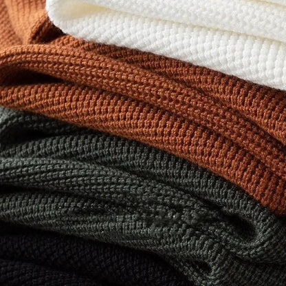Hampton -  Waffle Half-Zip Polo